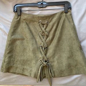 Olive Skort from Pacsun